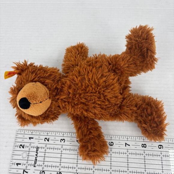 Steiff Charly Dangling Teddy Bear Brown Plush Bean Bag Stuffed Animal Toy 9 Inch - Picture 8 of 8